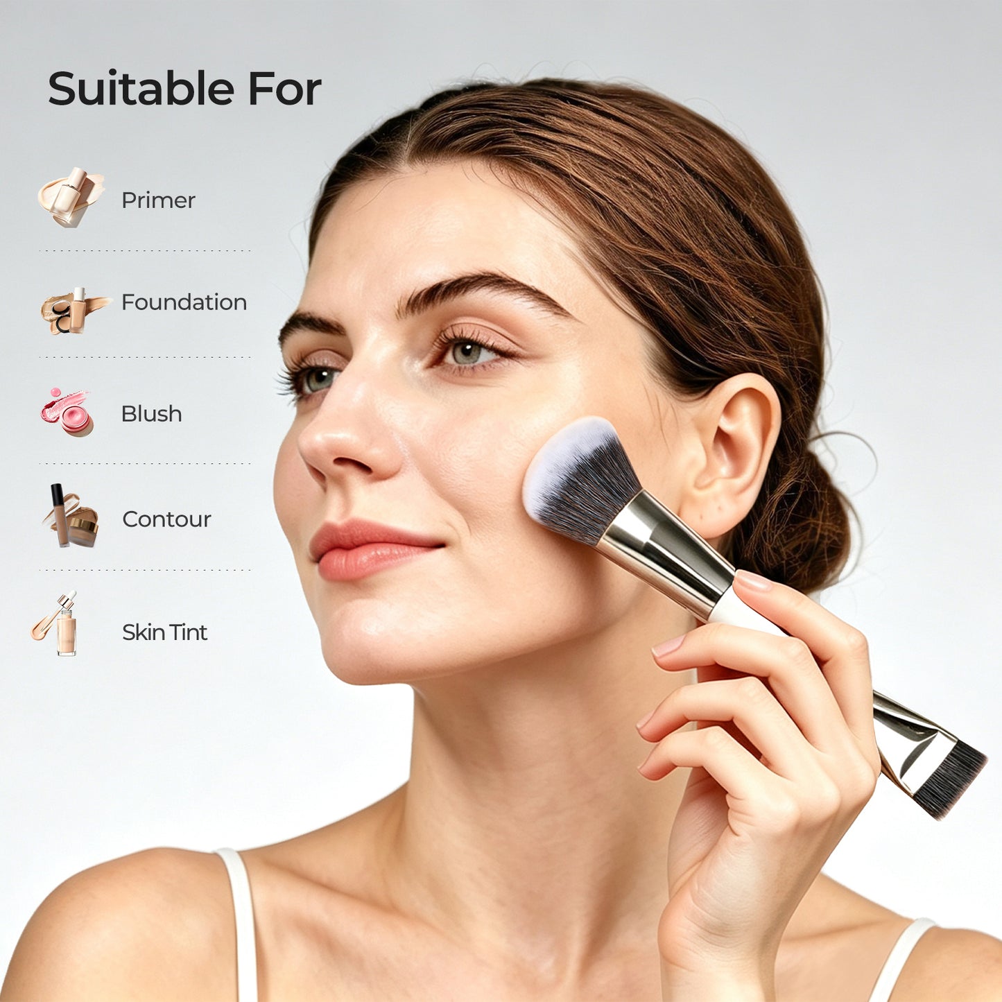 Dual-Ended Foundation Brush 203