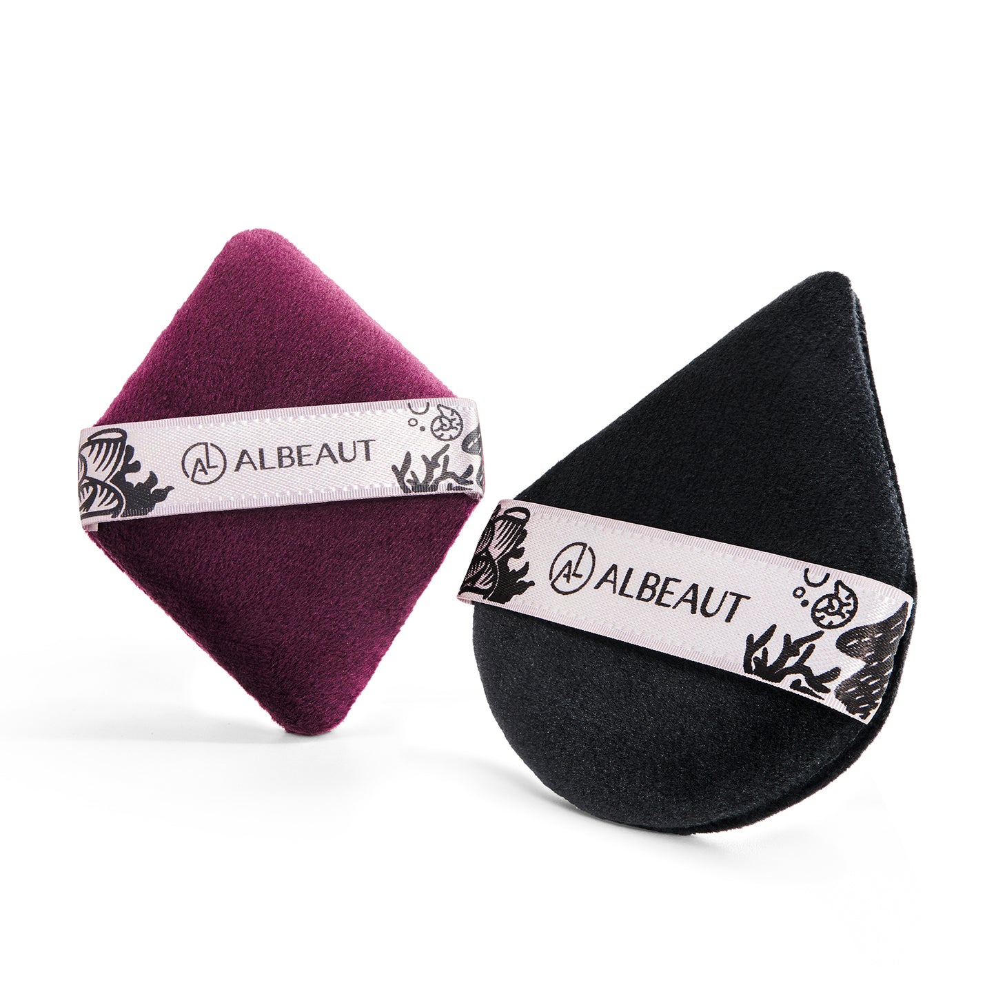 2PCS Triangle&Diamond Shape Large Powder Puff