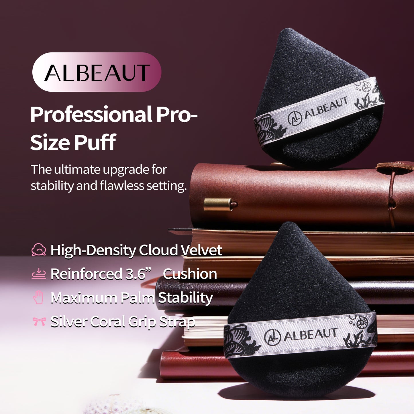 Large Velour Powder Puff