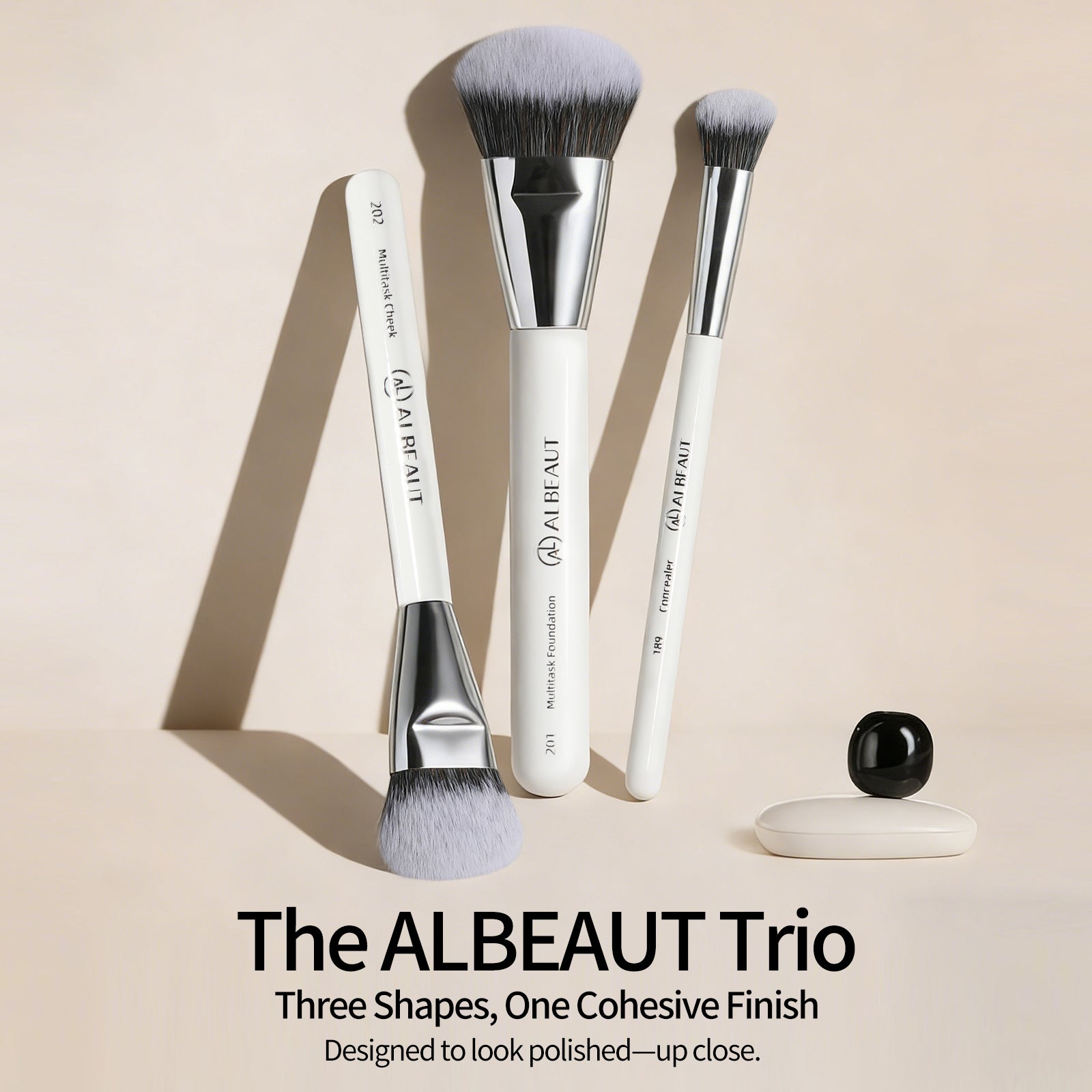 makeup brush set for foundation blush concealer