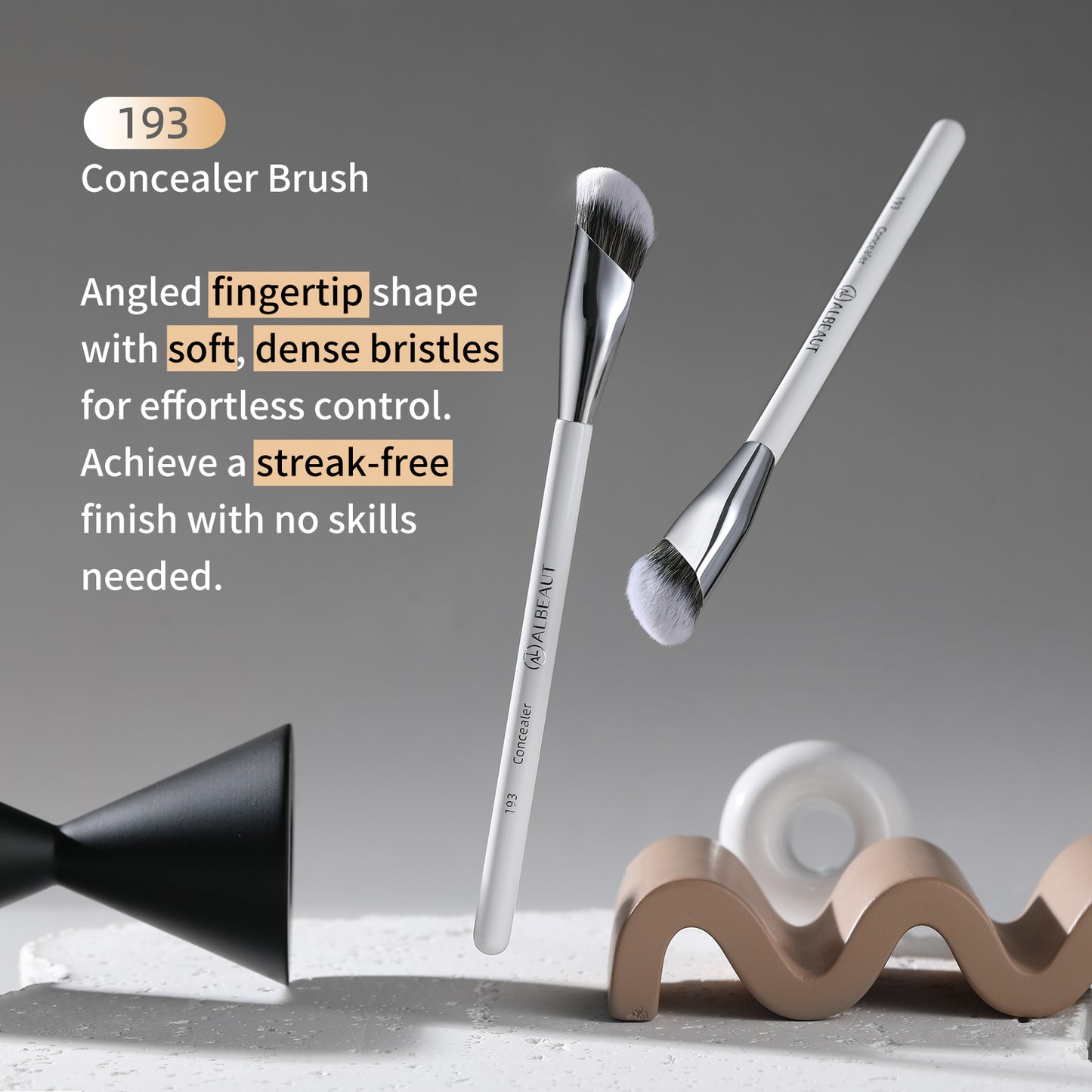 Concealer Brush & Puff 193 FP003*2