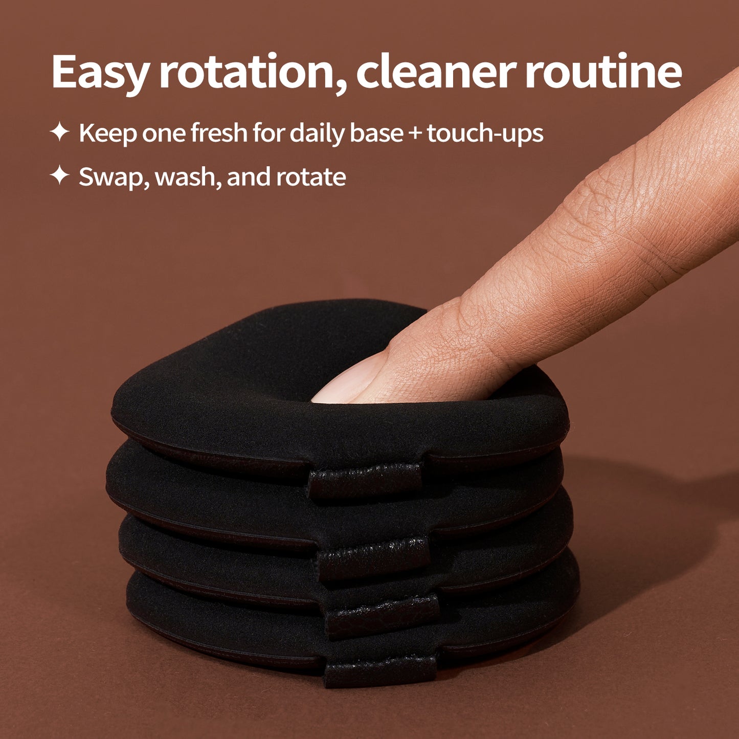 6PCS Rubycell Cushion Puff