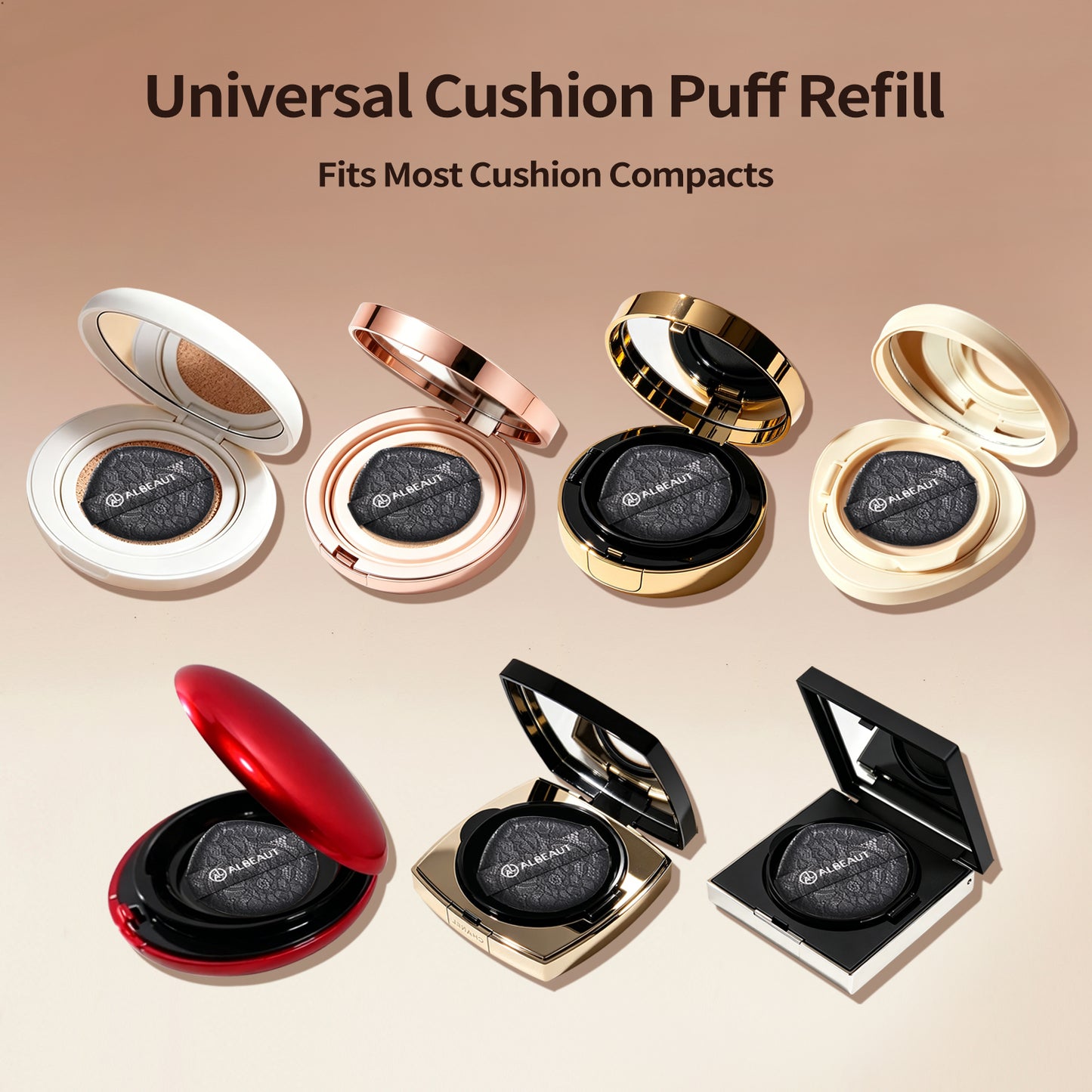 4PCS Rubycell Cushion Puff