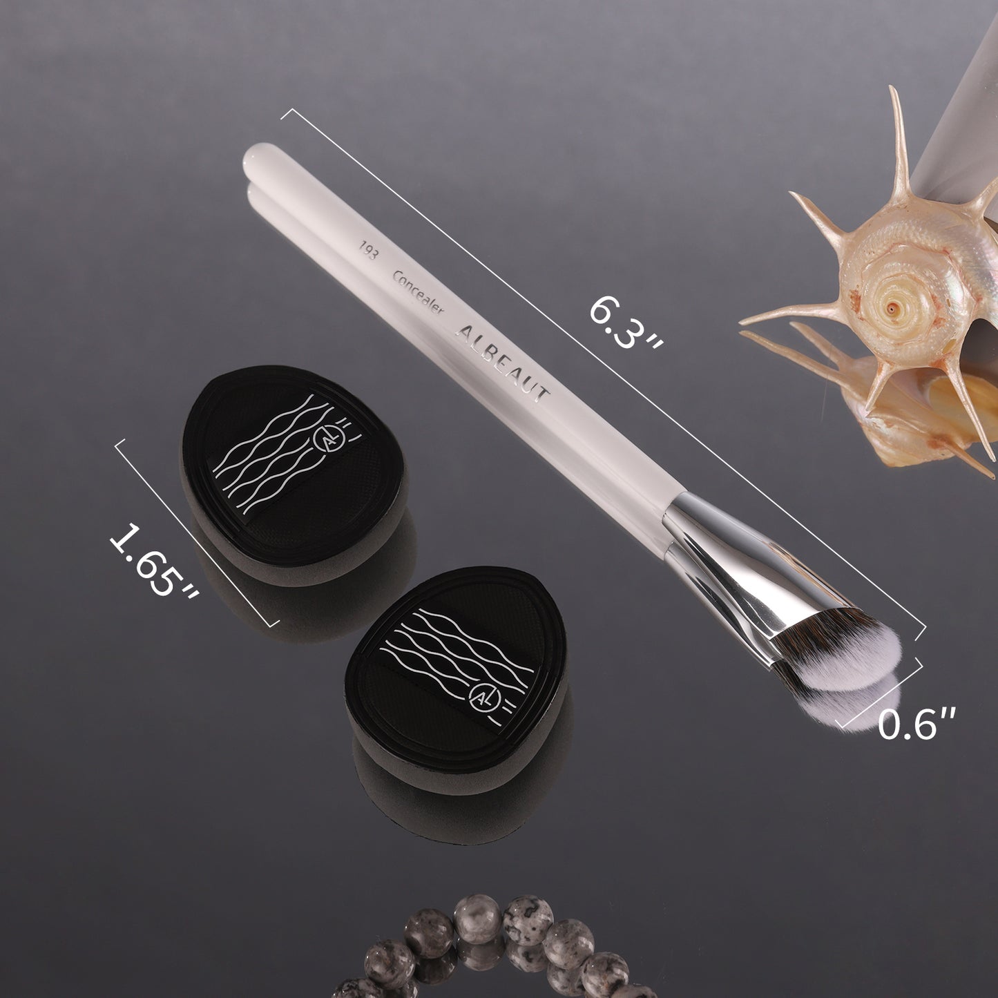 Concealer Brush & Puff 193 FP003*2