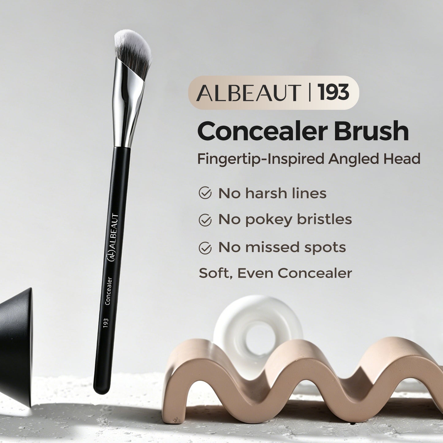 193 Concealer Brush Under Eye Black