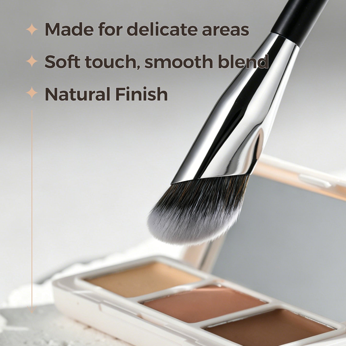 193 Concealer Brush Under Eye Black