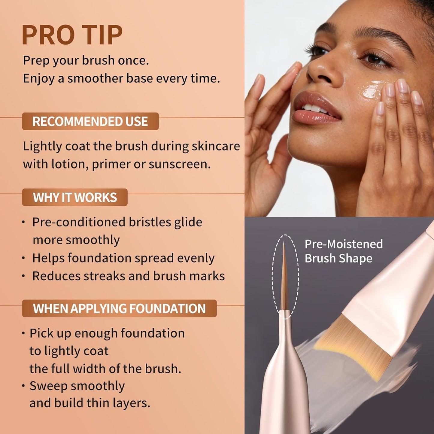 Untra-thin Flat Foundation Brush P06
